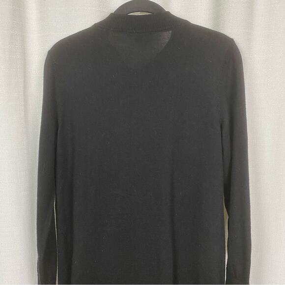 COS Black Wool Button Front Sweater Tunic Dress Sz.S - Picture 13 of 16